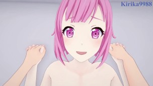 Emu Otori and I have intense sex in the bedroom. – Project SEKAI POV Hentai