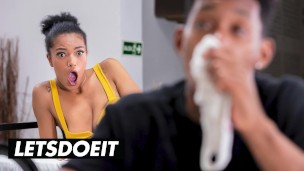 Panty Sniffer Gets To Fuck His Ebony Roommate In The Ass – LETSDOEIT