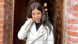 Public Pickup – Girl on First Date Wants Anal Sex in Tight Ass