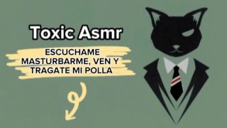 Escúchame masturbarme, ven y trágate mi polla [Asmr] [Hombre Hablando Sucio]