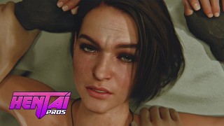 HENTAI – Brunette Babe’s Pussy Is Dripping Wet And All Her Pussy Juice Is All Over The Place